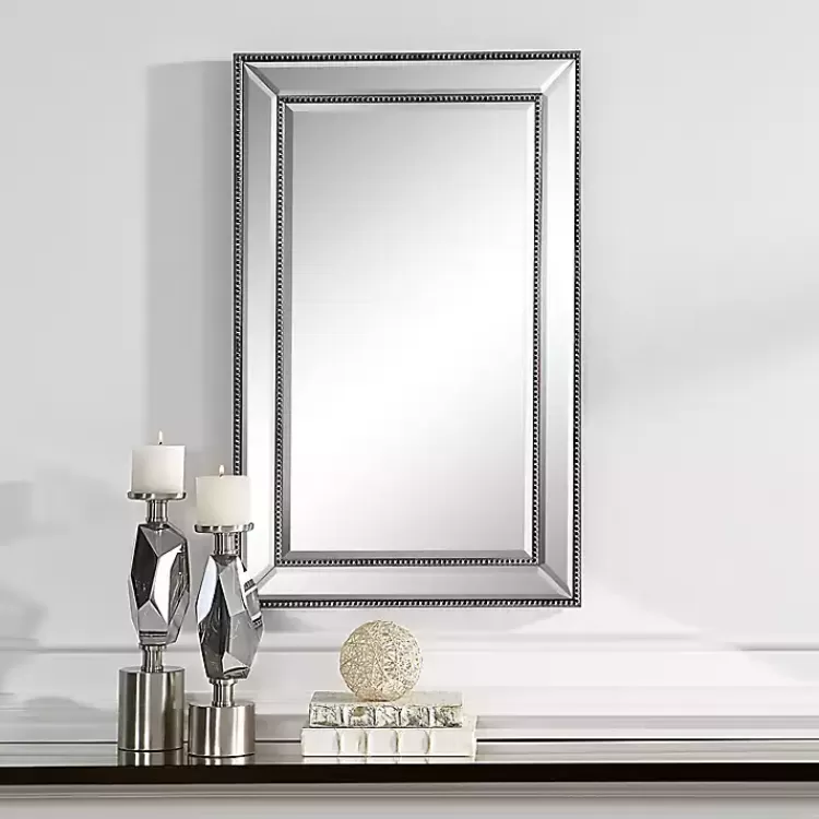 black_beaded_double_frame_beveled_wall_mirror_4.webp Beaded Double Frame Beveled Wall Mirror>Kirklands Home Fashion