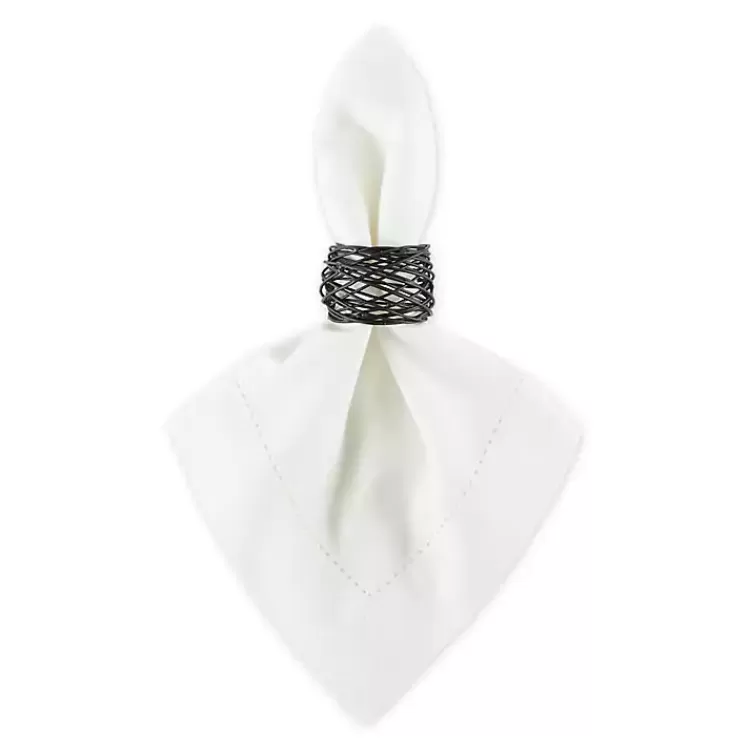 black_bird_nest_pc_napkin_ring_set_2.webp Bird Nest 6-pc. Napkin Ring Set>Kirklands Home Shop