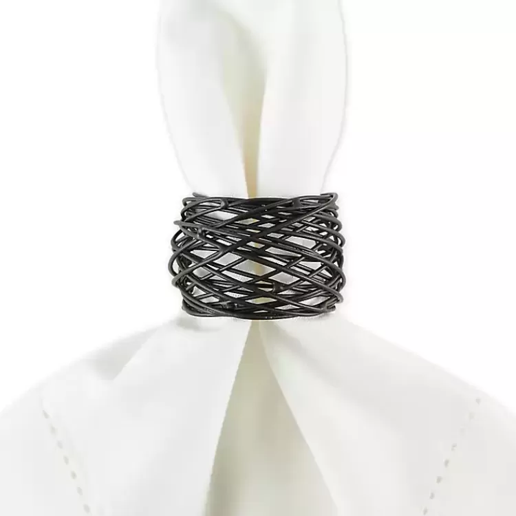black_bird_nest_pc_napkin_ring_set_3.webp Bird Nest 6-pc. Napkin Ring Set>Kirklands Home Shop