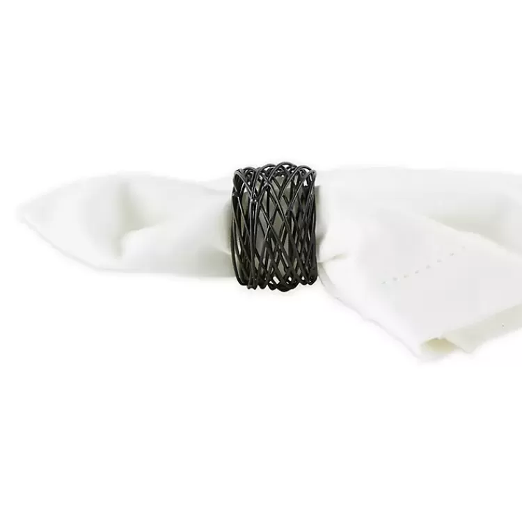 black_bird_nest_pc_napkin_ring_set_4.webp Bird Nest 6-pc. Napkin Ring Set>Kirklands Home Shop