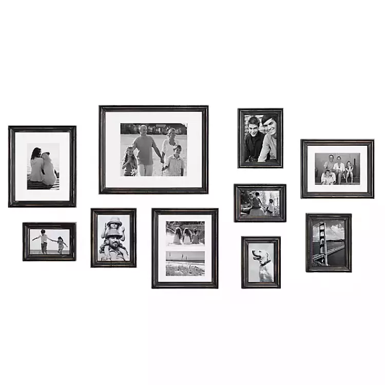 Black Bordeaux 10-pc. Gallery Wall Frame Set>Kirklands Home New