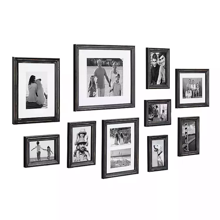 Black Bordeaux 10-pc. Gallery Wall Frame Set>Kirklands Home New