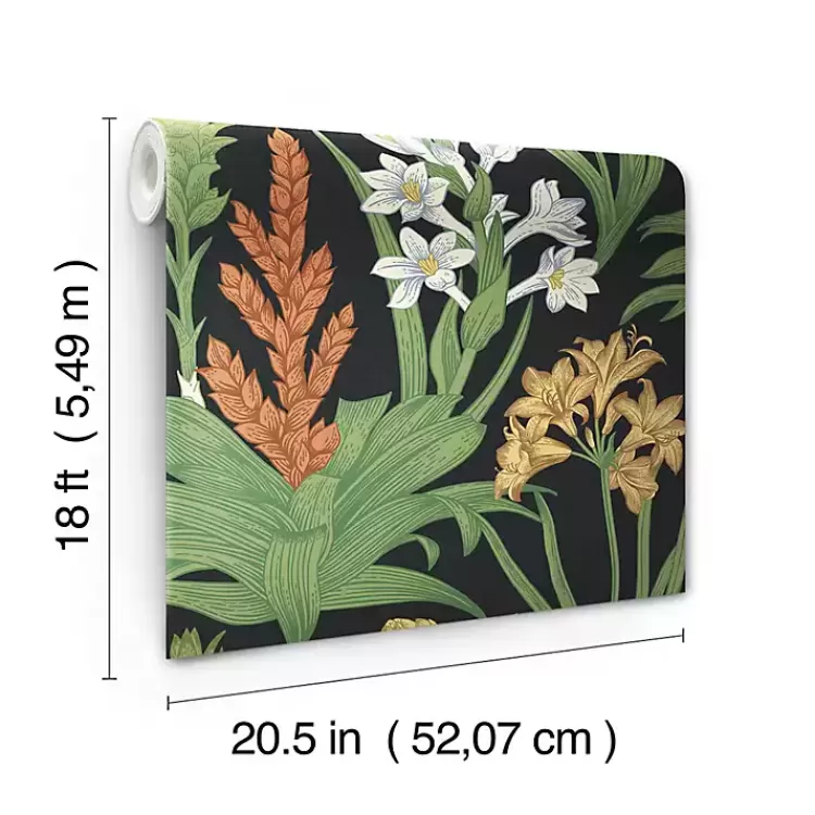 black_botanical_villa_peel__stick_wallpaper_5.webp Botanical Villa Peel & Stick Wallpaper>Kirklands Home Discount