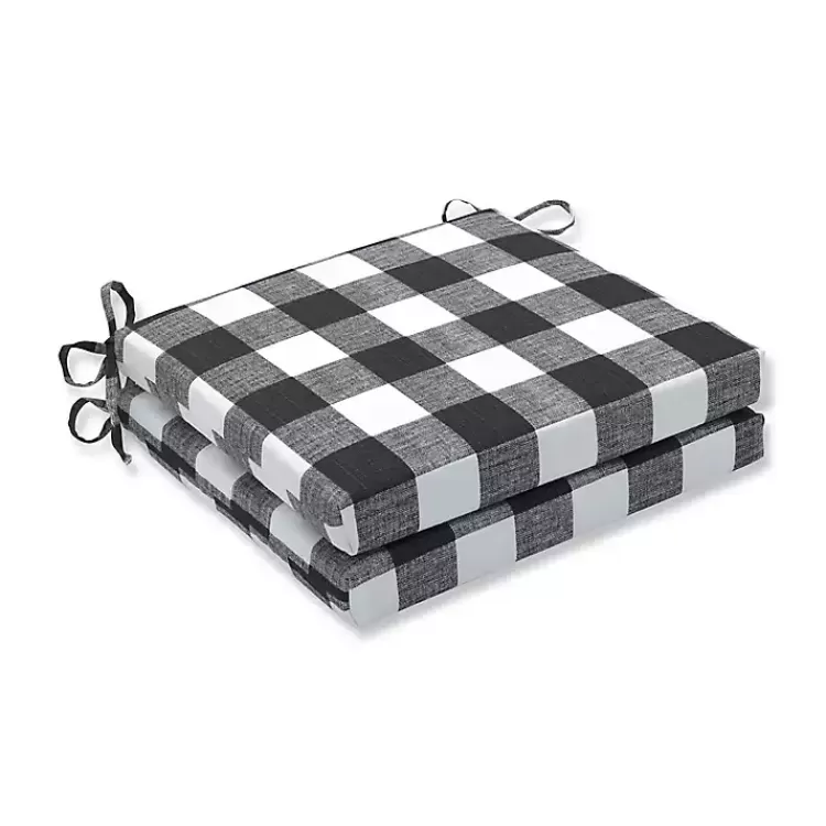 Buffalo Check Outdoor Chair Cushions>Kirklands Home New