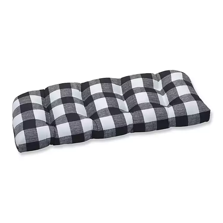 Buffalo Check Outdoor Loveseat Cushion>Kirklands Home Cheap