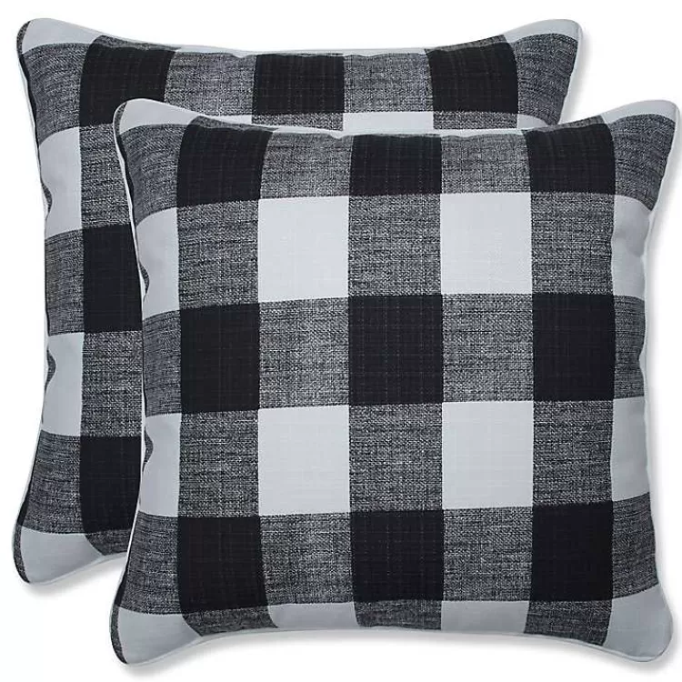 Buffalo Check Outdoor Pillows, Set of 2>Kirklands Home Online