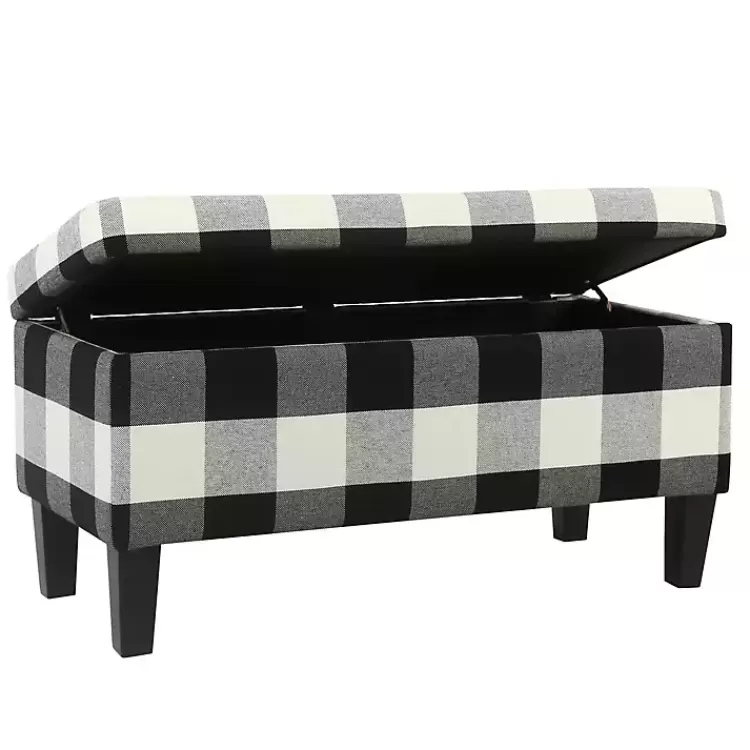 black_buffalo_check_storage_bench_2.webp Black Buffalo Check Storage Bench>Kirklands Home Flash Sale
