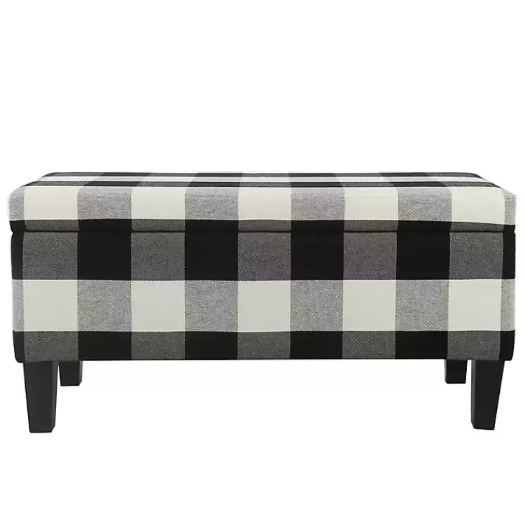 black_buffalo_check_storage_bench_3.webp Black Buffalo Check Storage Bench>Kirklands Home Flash Sale