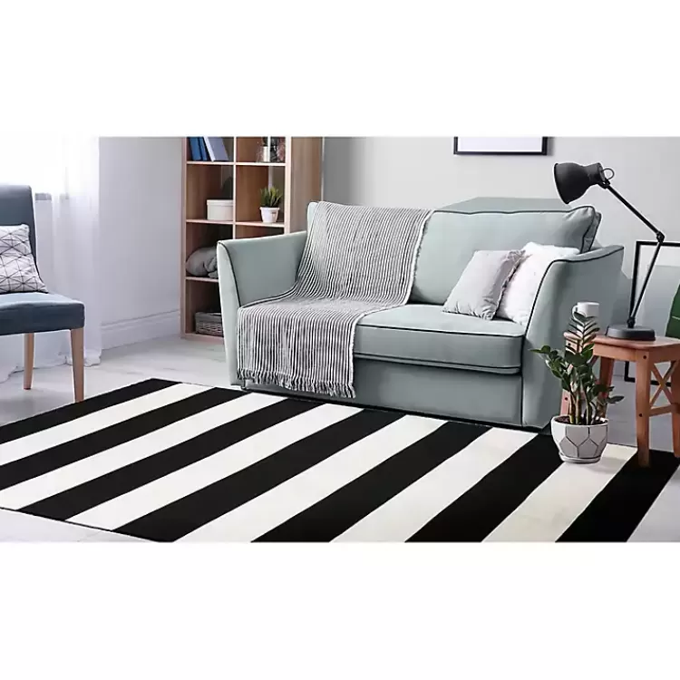 black_cabana_stripe_indooroutdoor_area_rug_x_7-3.webp Black Cabana Stripe Indoor/Outdoor Area Rug, 8x11>Kirklands Home Best Sale