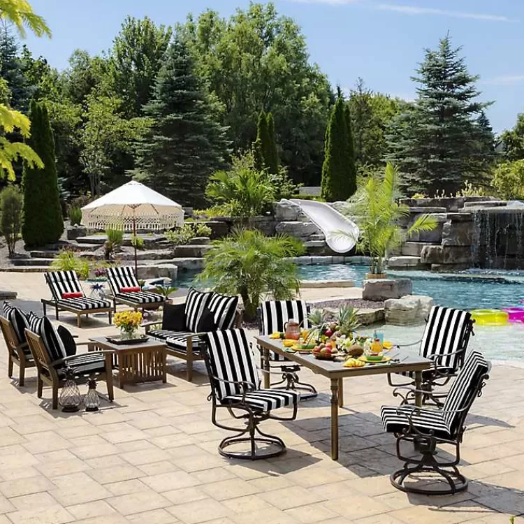 black_cabana_stripe_outdoor_chaise_cushion_6.webp Cabana Stripe Outdoor Chaise Cushion>Kirklands Home Best Sale