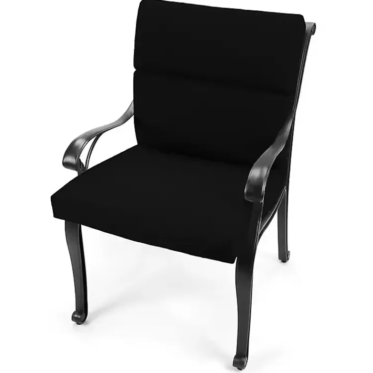 black_canvas_french_edge_outdoor_chair_cushion_4.webp Canvas French Edge Outdoor Chair Cushion>Kirklands Home Outlet