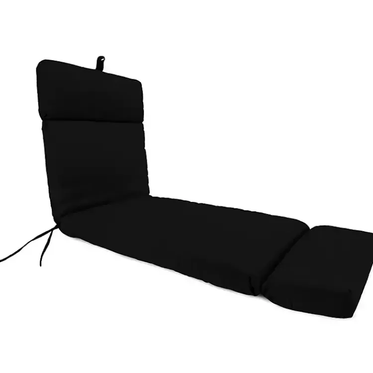 Canvas French Edge Outdoor Chaise Cushion>Kirklands Home Best Sale