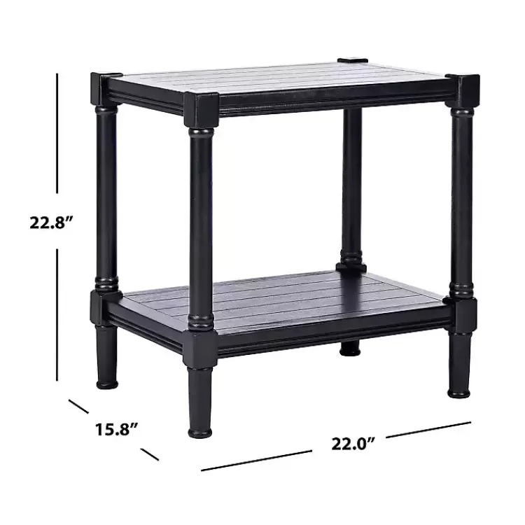 black_carved_pinewood_farmhouse_accent_table_7.webp Carved Pinewood Farmhouse Accent Table>Kirklands Home Online