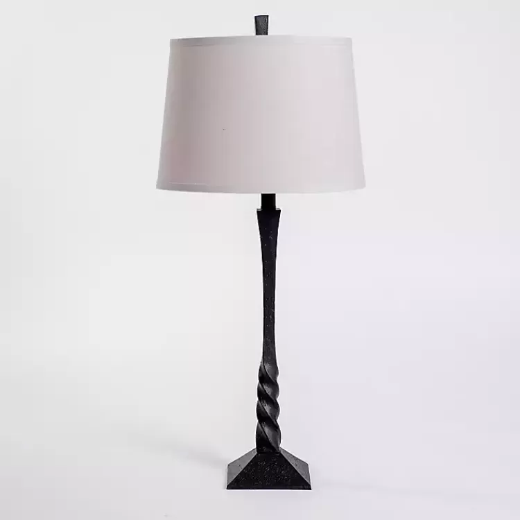 Black Cast Iron Table Lamp>Kirklands Home Sale