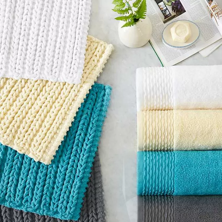 black_chenille_chain_stitched_bath_mat__in_5.webp Chenille Chain Stitched Bath Mat, 40 in.>Kirklands Home Cheap