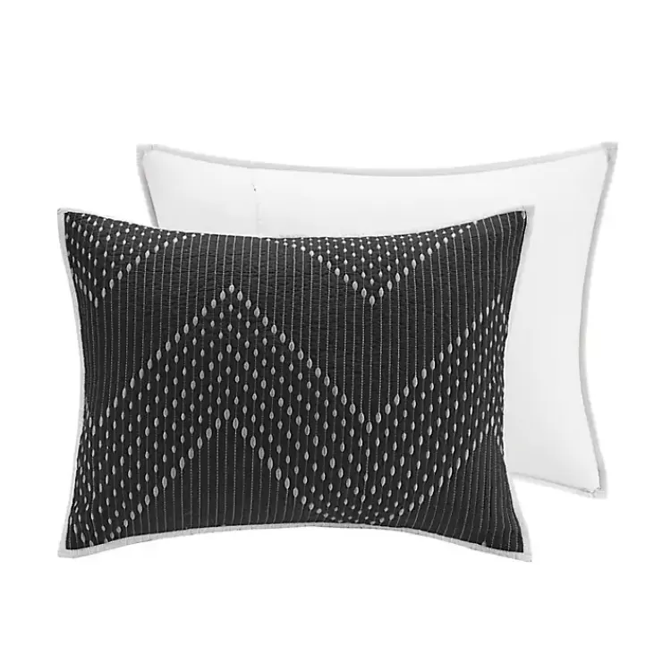 black_chevron_fullqueen_pc_coverlet_set_4.webp Chevron Full/Queen 3-pc. Coverlet Set>Kirklands Home Hot