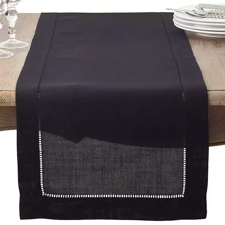 Classic Hemstitch Border Polyester Runner>Kirklands Home Cheap