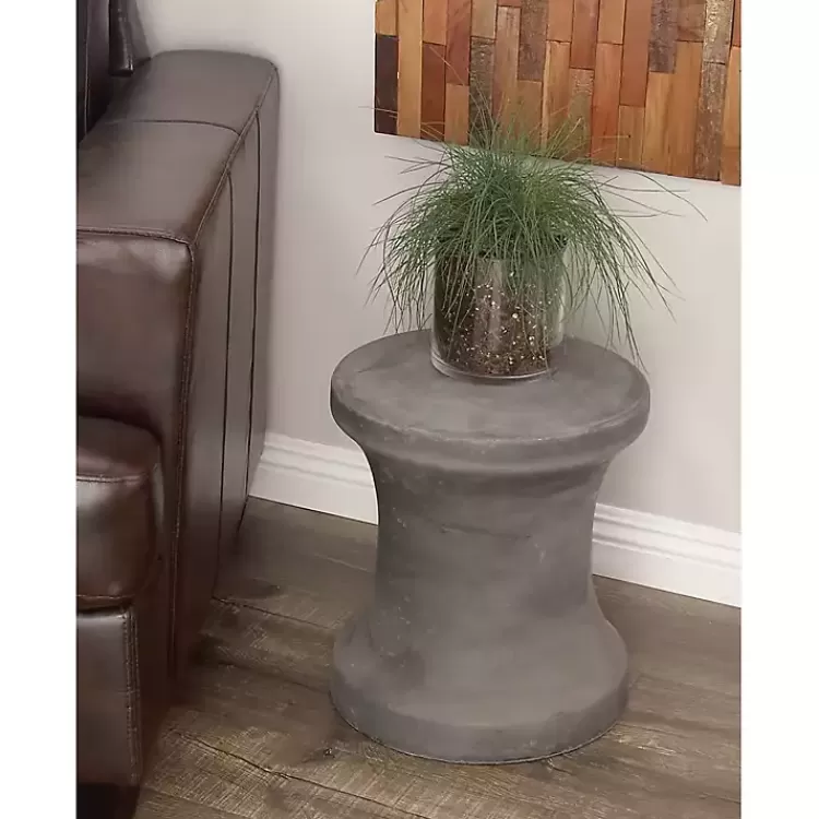 black_clay_hourglass_accent_table_2.webp Clay Hourglass Accent Table>Kirklands Home Sale