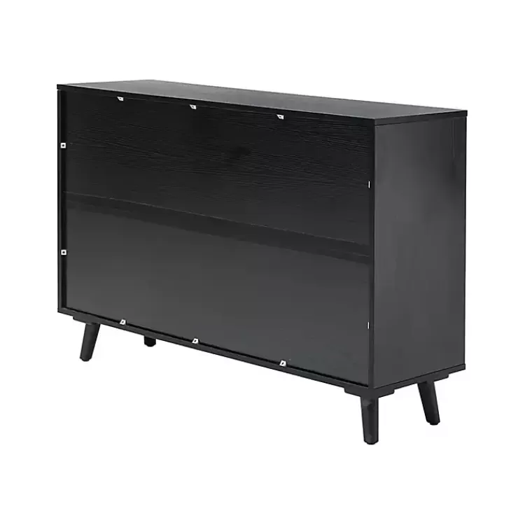 black_contemporary_lattice_doors_sideboard_4.webp Contemporary Lattice Doors Sideboard>Kirklands Home Best Sale