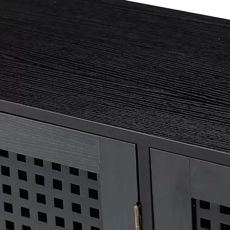 black_contemporary_lattice_doors_sideboard_6.webp Contemporary Lattice Doors Sideboard>Kirklands Home Best Sale