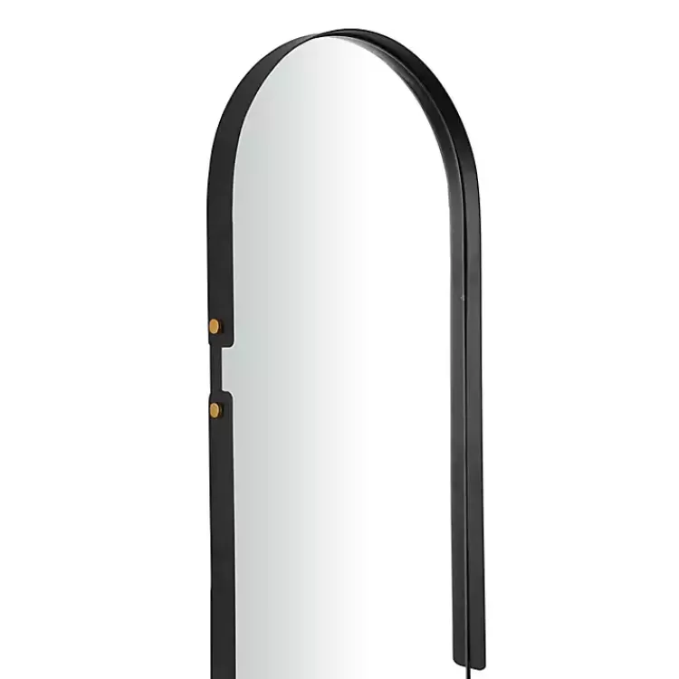black_cut_metal_gold_accents_oblong_wall_mirror_2.webp Black Cut Metal Gold Accents Oblong Wall Mirror>Kirklands Home Cheap