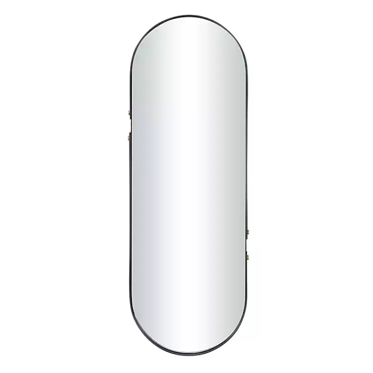 black_cut_metal_gold_accents_oblong_wall_mirror_3.webp Black Cut Metal Gold Accents Oblong Wall Mirror>Kirklands Home Cheap