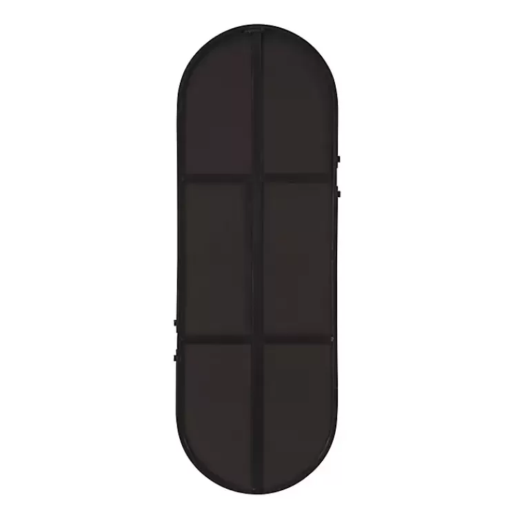 black_cut_metal_gold_accents_oblong_wall_mirror_4.webp Black Cut Metal Gold Accents Oblong Wall Mirror>Kirklands Home Cheap