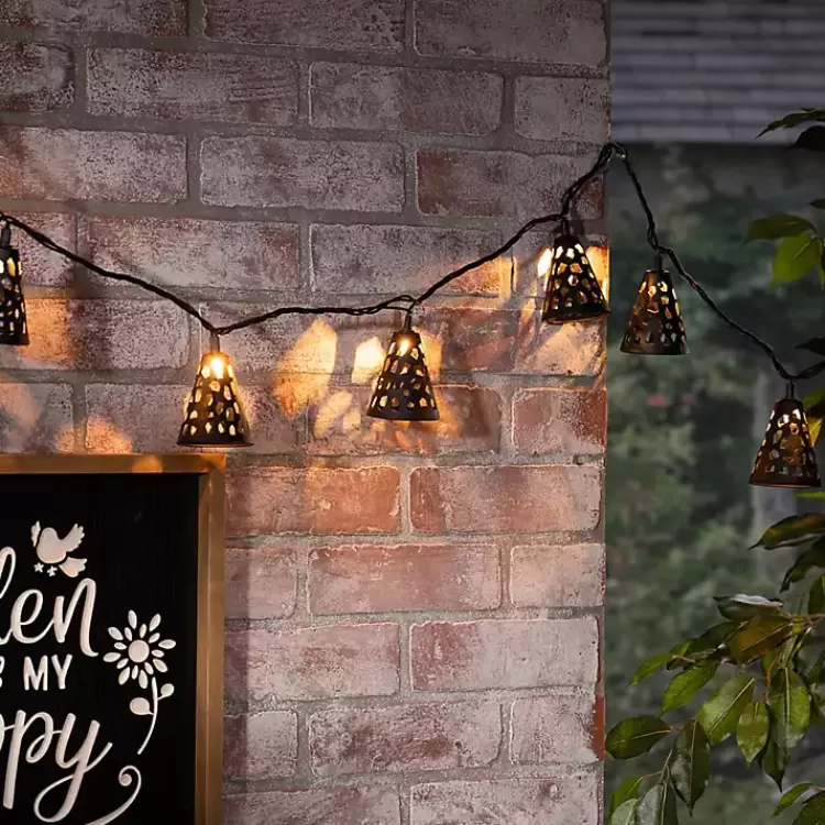 Cutout Cone Outdoor String Lights>Kirklands Home Best