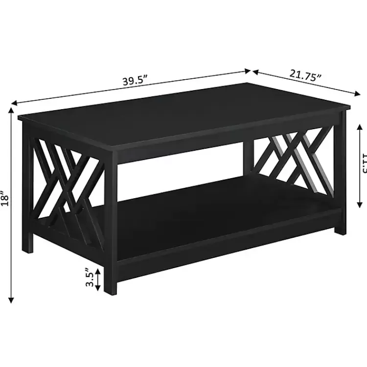black_cutout_sides_coffee_table_4.webp Cut-Out Sides Coffee Table>Kirklands Home Best