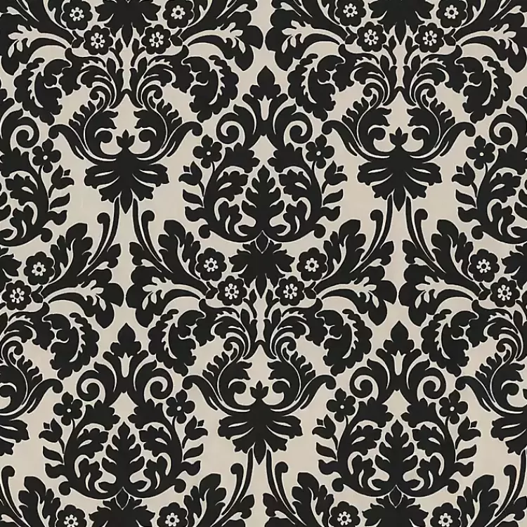 Black Damask Tufted Outdoor Settee Cushion>Kirklands Home Best