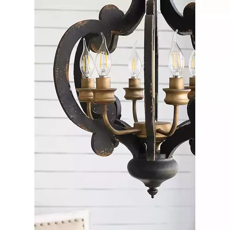 black_distressed_gold_chandelier_8.webp Black Distressed Gold Chandelier>Kirklands Home Clearance