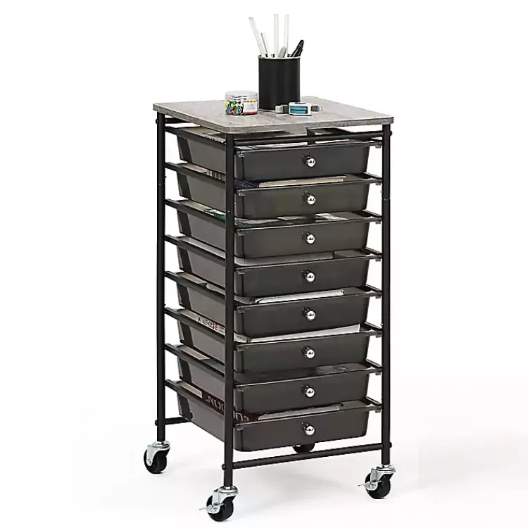 8-Drawer Rolling Storage Cart>Kirklands Home Sale