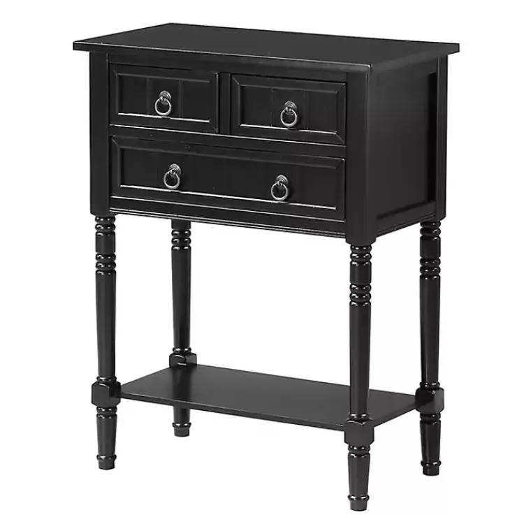 3-Drawer Turned Legs Accent Table>Kirklands Home Discount