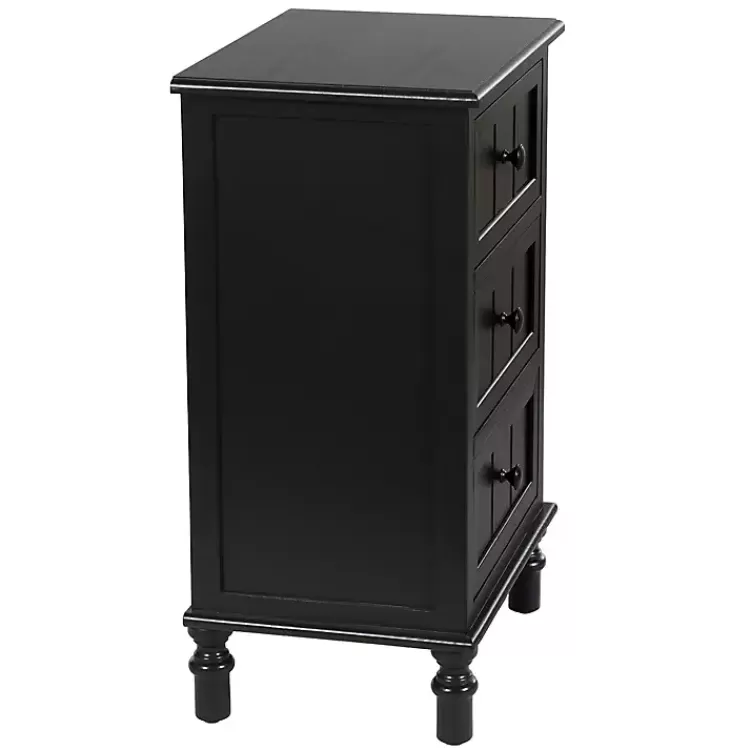 black_drawer_winnie_accent_table_2.webp 3-Drawer Winnie Accent Table>Kirklands Home Cheap