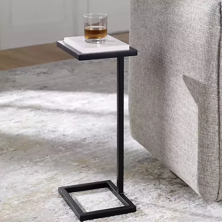 Elevated Marble Accent Table>Kirklands Home Clearance