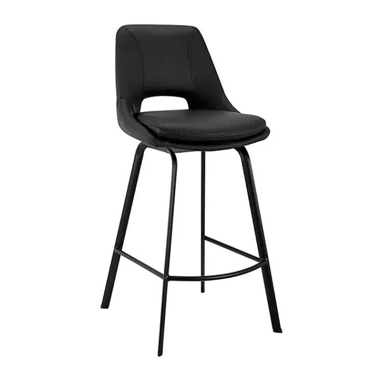 Faux Leather Carise Swivel Bar Stool>Kirklands Home New