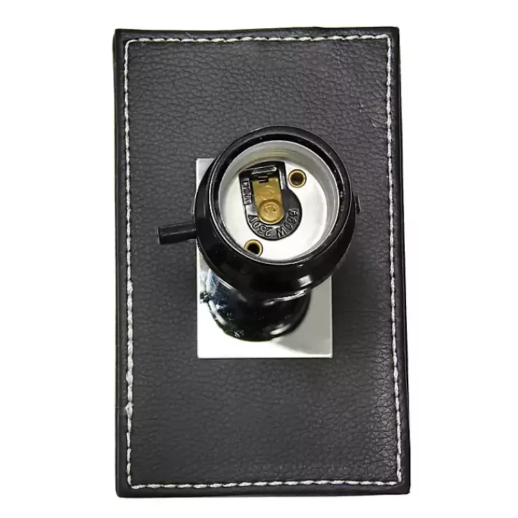 black_faux_leather_charging_table_lamp_9.webp Faux Leather Charging Table Lamp>Kirklands Home Hot