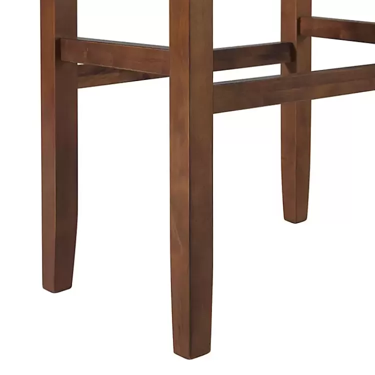black_faux_leather_madison_walnut_bar_stool_8.webp Black Faux Leather Madison Walnut Stool>Kirklands Home Discount