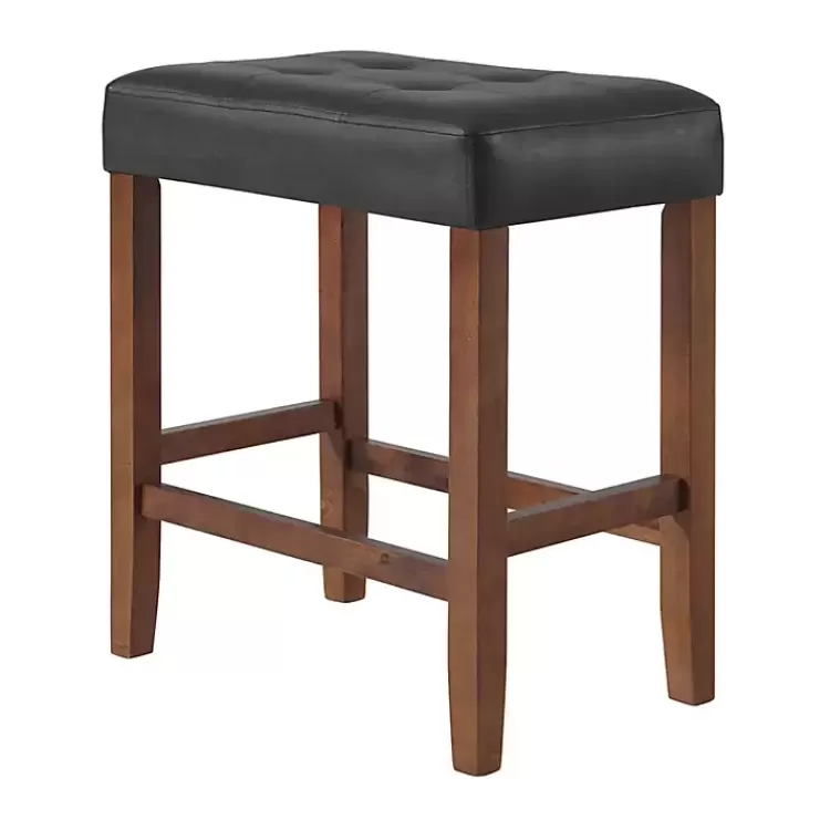 Faux Leather Madison Walnut Counter Stool>Kirklands Home Cheap