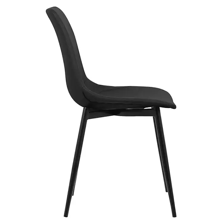 black_faux_leather_monte_dining_chair_2.webp Faux Leather Monte Dining Chair>Kirklands Home Online