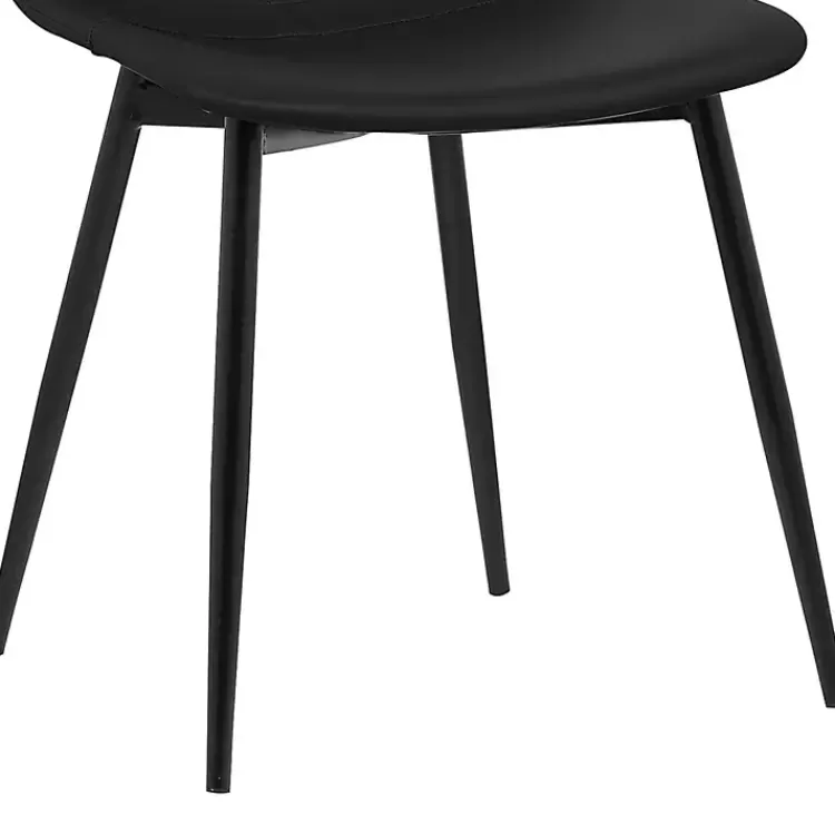 black_faux_leather_monte_dining_chair_5.webp Faux Leather Monte Dining Chair>Kirklands Home Online