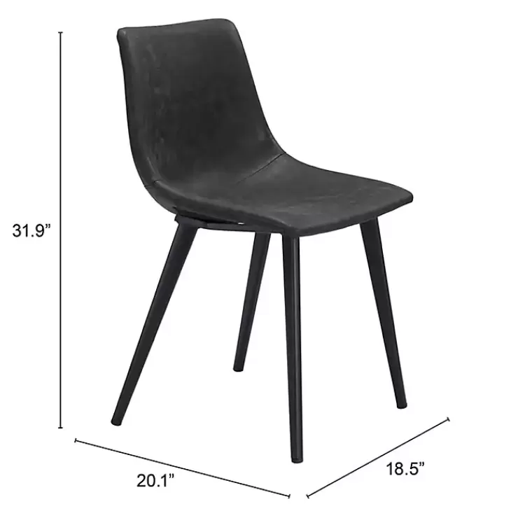 black_faux_leather_scoop_dining_chairs_set_of__9.webp Faux Leather Scoop Dining Chairs, Set of 2>Kirklands Home Cheap