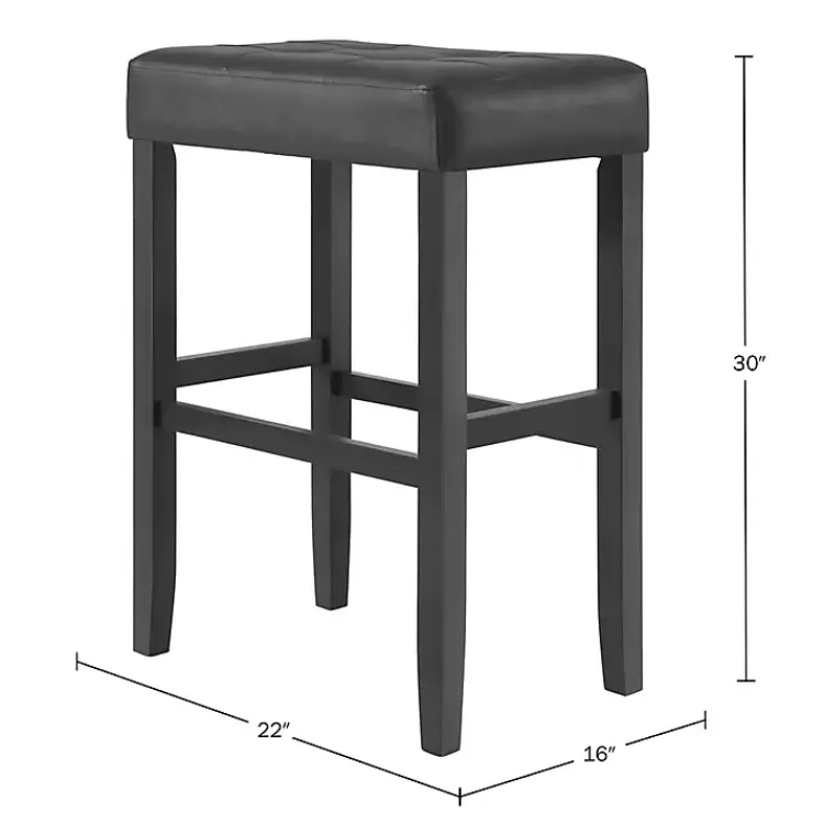 Faux Leather Tufted Madison Bar Stool>Kirklands Home Best