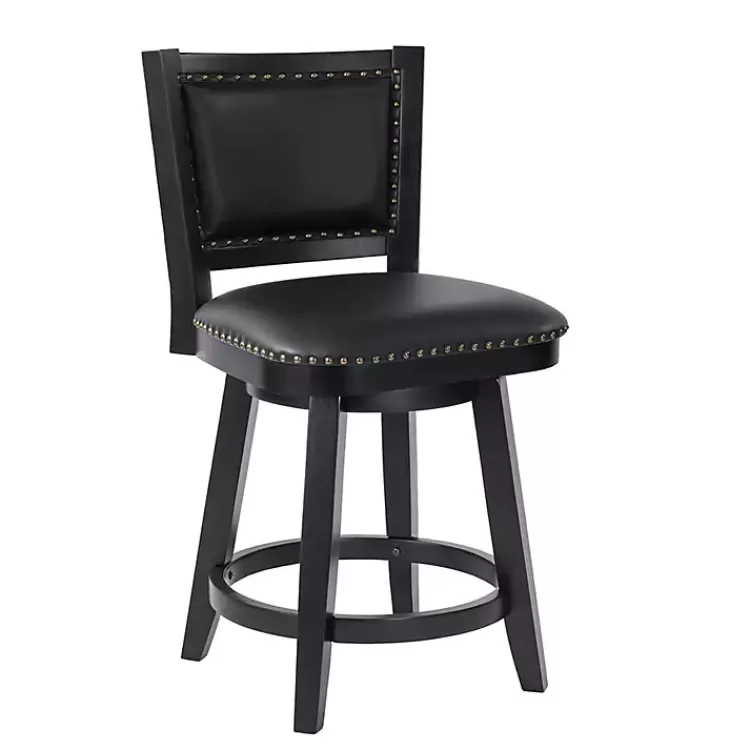 Faux Leather Upholstered Counter Stool>Kirklands Home Online