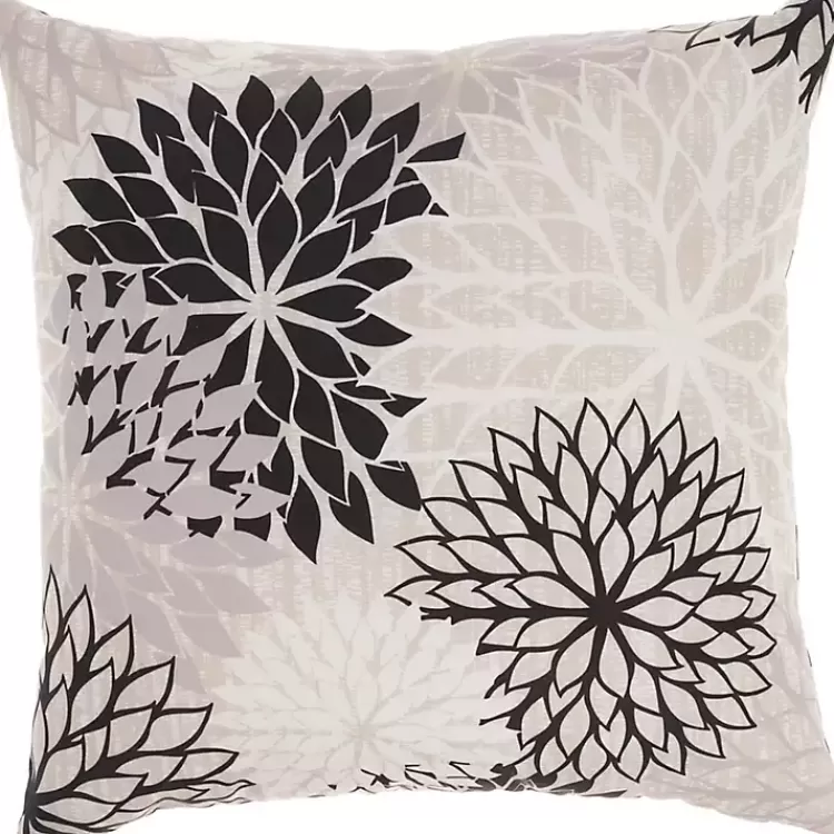 Floral Chevron Outdoor Throw Pillow>Kirklands Home Sale