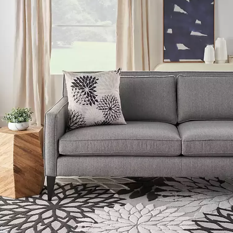 black_floral_chevron_outdoor_throw_pillow_5.webp Floral Chevron Outdoor Throw Pillow>Kirklands Home Sale