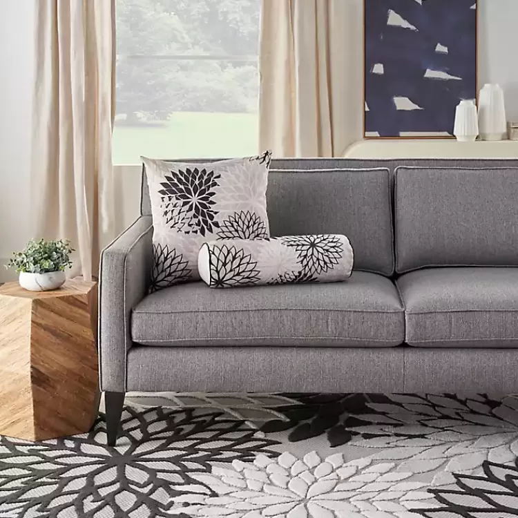 black_floral_chevron_outdoor_throw_pillow_8.webp Floral Chevron Outdoor Throw Pillow>Kirklands Home Sale