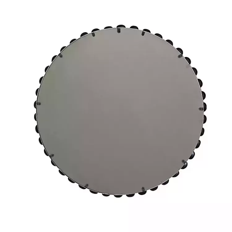 black_foiled_beaded_wall_mirror__in_5.webp Black Foiled Beaded Wall Mirror, 36 in.>Kirklands Home Discount
