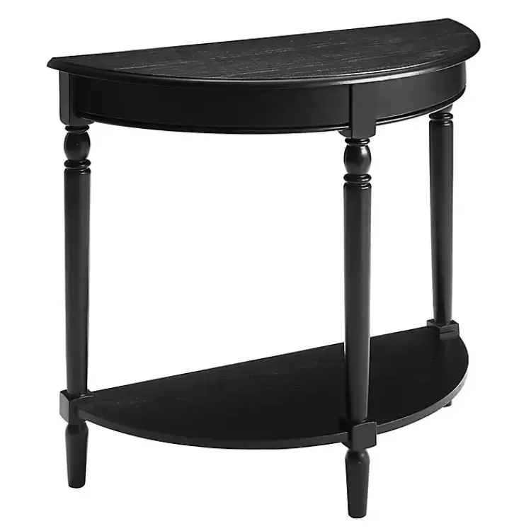 French Country Half Round Console Table>Kirklands Home Sale