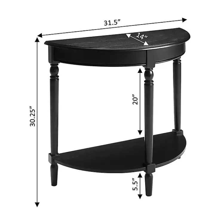 black_french_country_half_round_console_table_3.webp French Country Half Round Console Table>Kirklands Home Sale